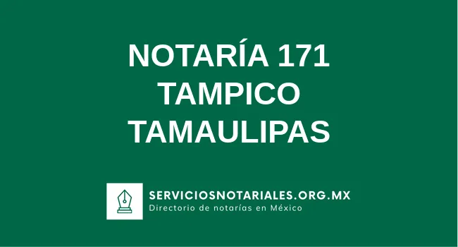 Notaría 171 Tampico - Notario Lic. Julián Meza Etienne