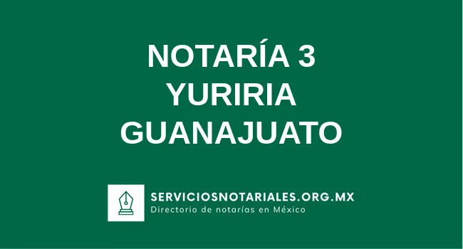Notaria Notaría 3 Yuriria - Notario Lic. Arturo Alvarado Chávez