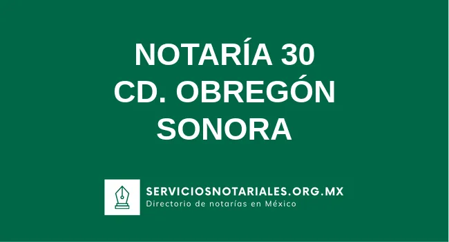 Notaria Notaría 30 Cd. Obregón - Notario Lic. Eduardo Urrea Parra