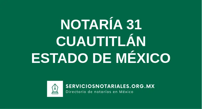 Notaria Notaría 31 Cuautitlán - Notario Lic. María de Lourdes Salas Arredondo